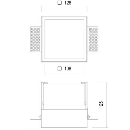 Falk recessed spotlight